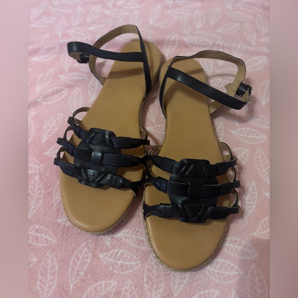 UGG Black Strappy Women's Sandals